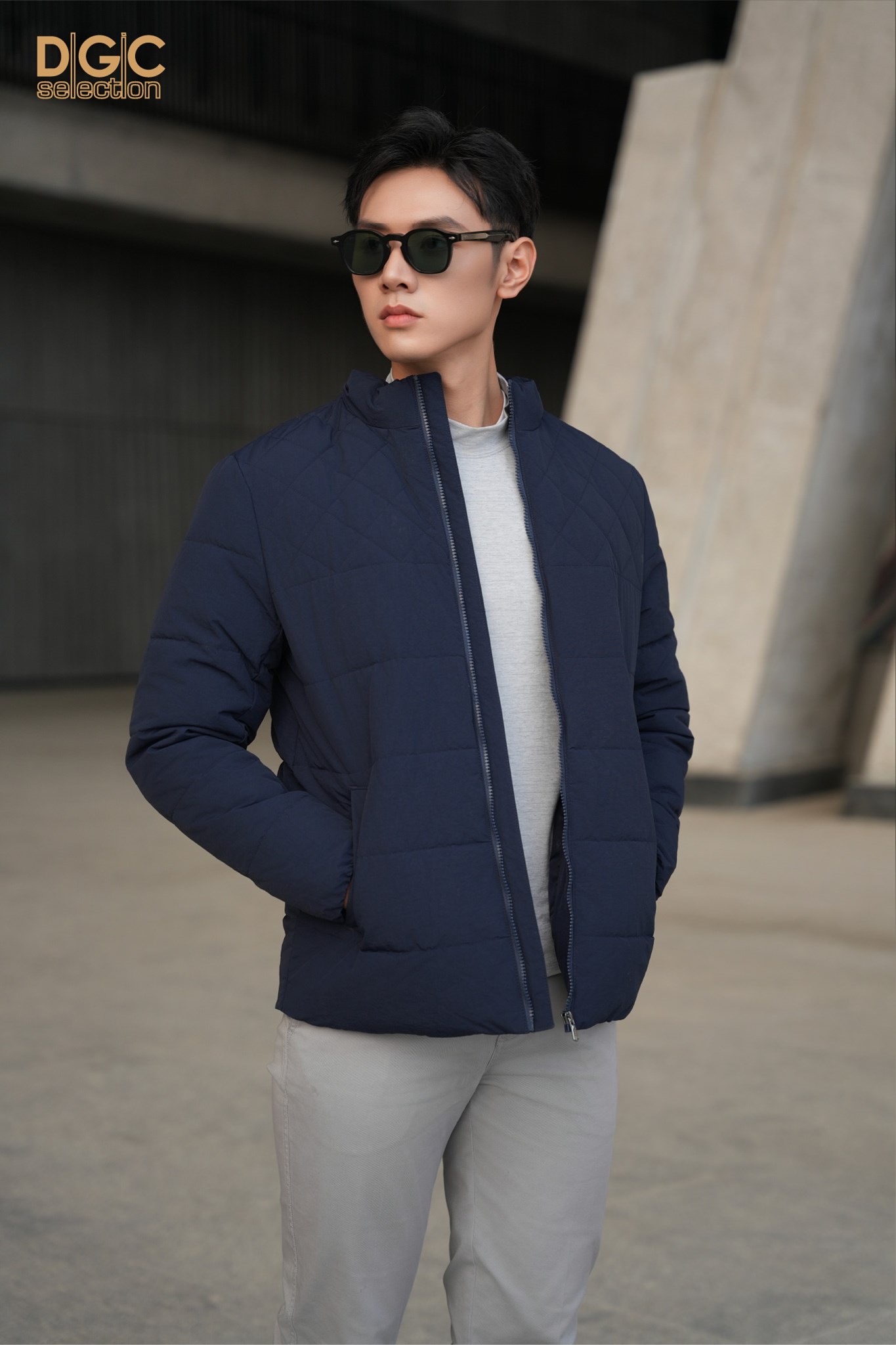 WAJKBD171M - XANH THAN_2 Ảnh của Áo jacket 3 lớp